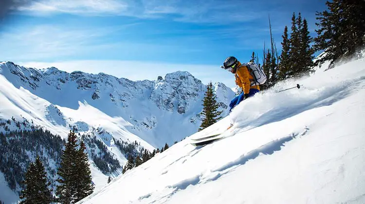 Feeling better spraying snow at Silverton CO