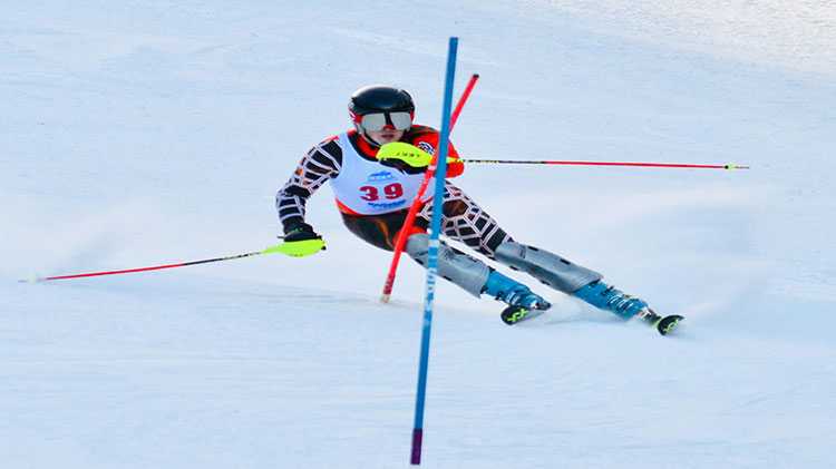 Penn state ski team racer