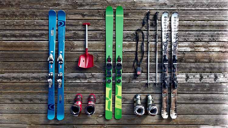 ski equipment new