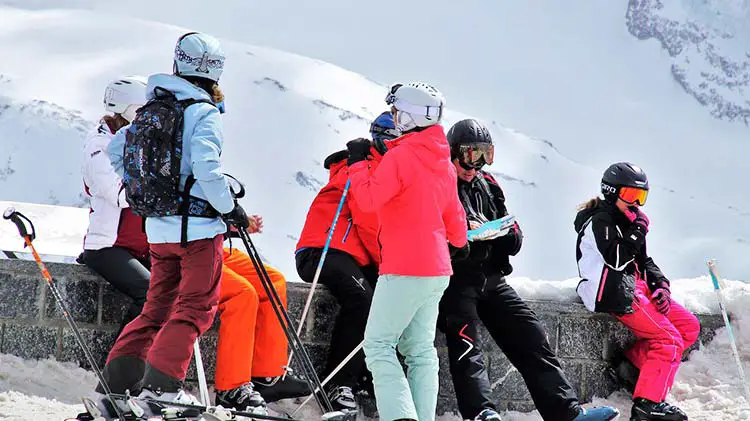 skiing at Alps Zermatt