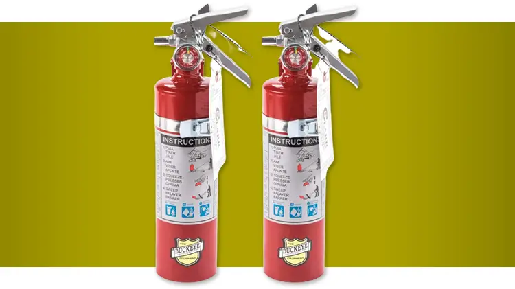 Buckeye 13315 ABC Multipurpose Dry Chemical Hand Held Fire Extinguisher